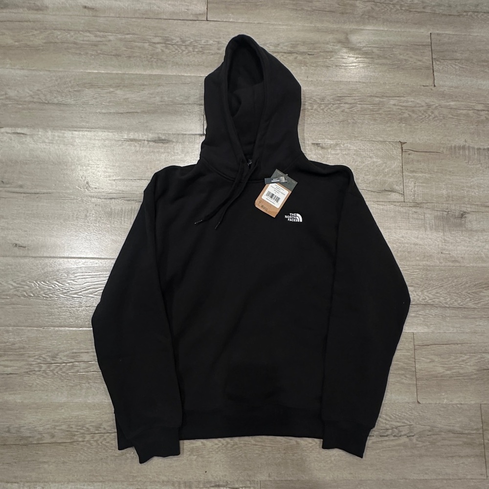 the north face hoodie black
